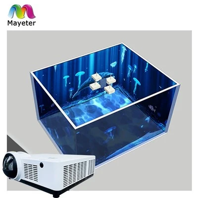 Hot Sale Imerzivni 3D holografski projektor Interaktivni softver za projekciju na zid/pod