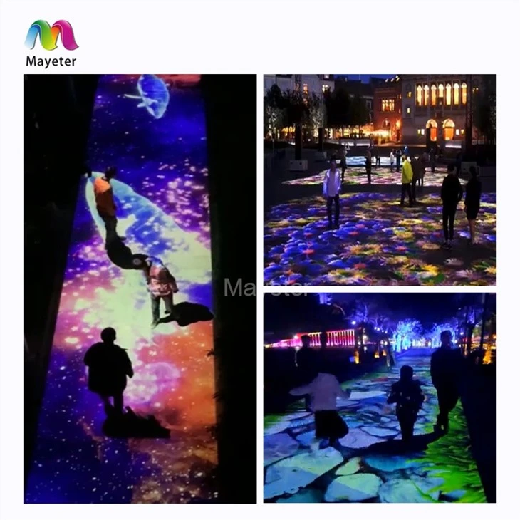 Vanjski 3d Hologram Mapping Projekcija Projektori Projekcija Interaktivno oglašavanje
