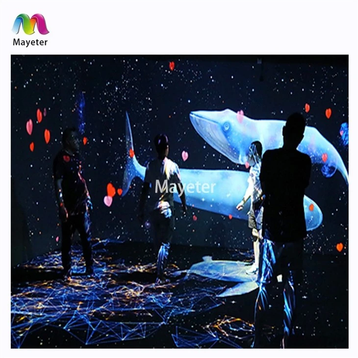 Hot Sale Immersive 3D Holographic Projector Interactive Wall/Floor Immersive Projection Software