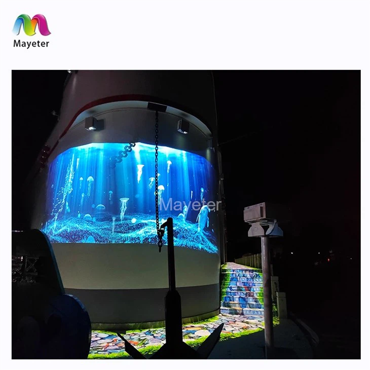 Interactive Floor Projection System Outdoor Advertising Projector
